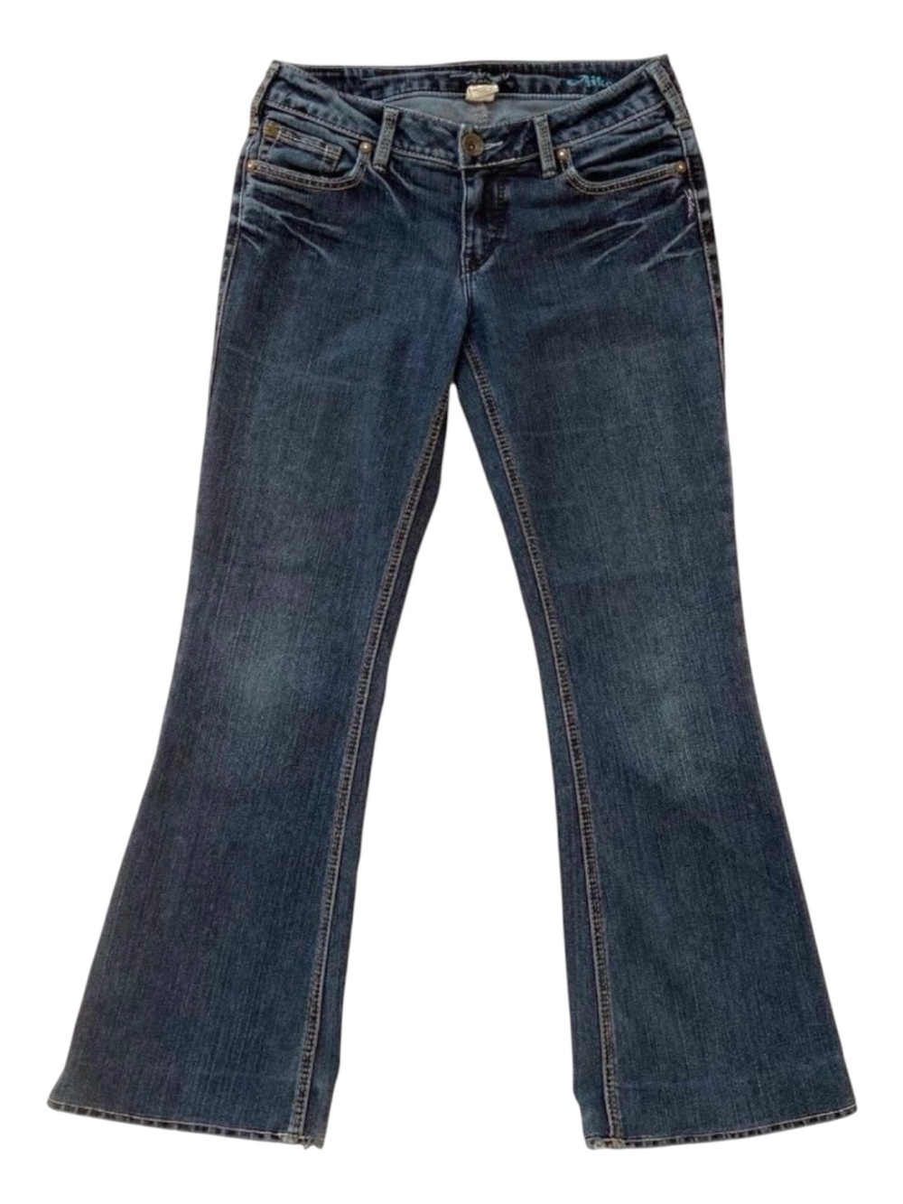 Silver Jeans Aiko Mid rise  boot cut jeans Womens Bootcut Size 29 Blue Denim VTG